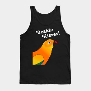 Beakie Kisses Sun Conure Parrot Tank Top